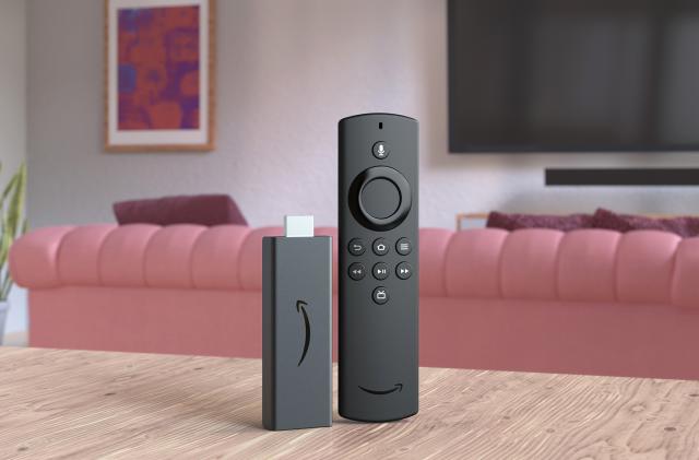 Amazon's Fire TV Stick Lite media streamer.
